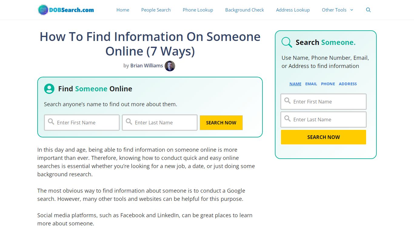 How To Find Information On Someone Online (7 Ways)